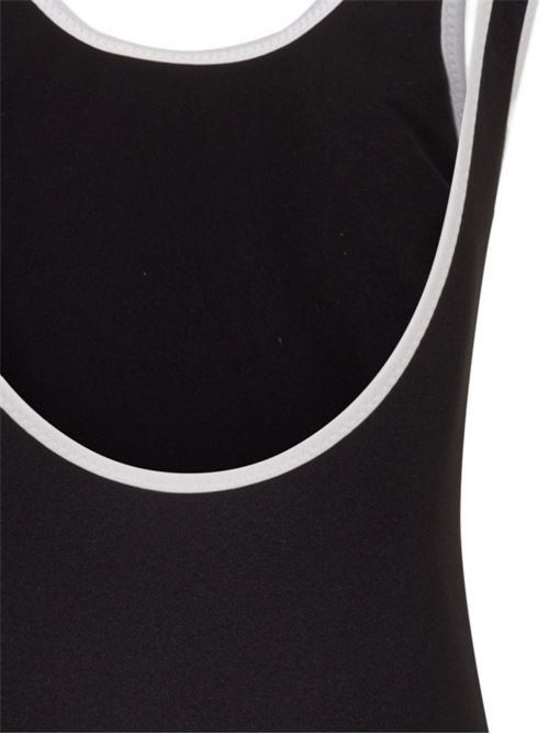 Costume intero bambina Balmain nero con logo BALMAIN Kids | BXCA0DZ0005930BC